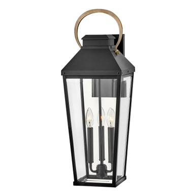 Dawson 3 LED Light Outdoor Wall Lantern by Hinkley - 17505BK