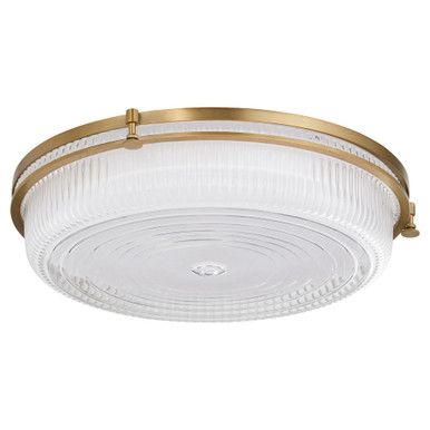 Emory 20W 1 CCT LED Flush Mount 4 Inch Tall and 18 Inch Wide by Quorum - 368-18