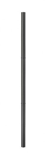 Accessory Outdoor Post with Hardware 97 InchTall and 3 Inch Wide by Z-Lite - 5009P96-BK