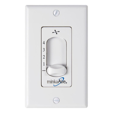 4 Speed Wall Control System by Minka Aire WC105-WH - WC105-WH