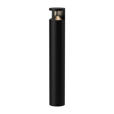 Glen 24 W LED Outdoor Bollard 38.63 x 6.38 Inches Wide by Kuzco - EB82239-BK-UNV