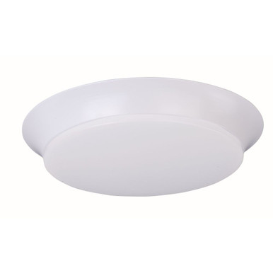 Low Profile 8W 1 LED 11.75 Inch Wide Flush Mount by Maxim - 87595WT