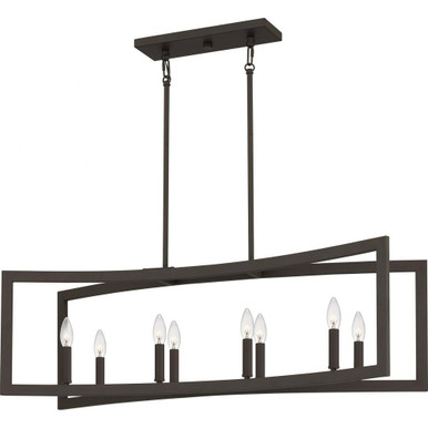 Beaufain 8 Light Oversized Linear Pendant by Quoizel - BEU838OZ