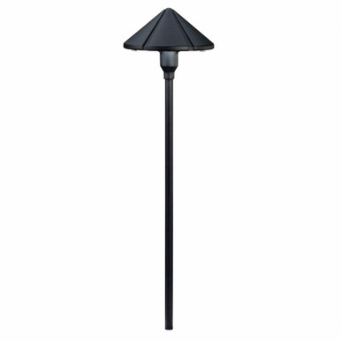 Six Groove Low Voltage 1 light Path Lamp 6 inch wide by Kichler  - 15326