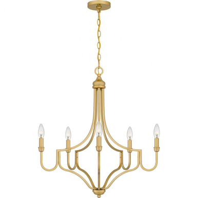 Mabel 5 Light Large Chandelier by Quoizel - MAB5026