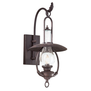 La Grange 1 Light Outdoor Wall Mount 20.5 Inch Tall by Troy - B9010-SFB