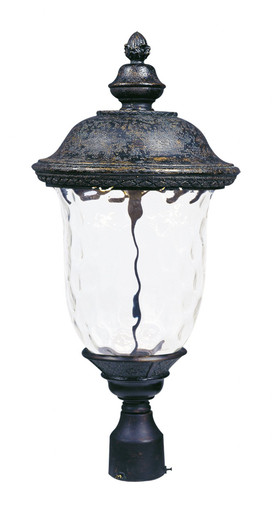 Carriage House 12W 1 LED Outdoor Post Mount 12.5 x 26.5 inches by Maxim - 55420WGOB