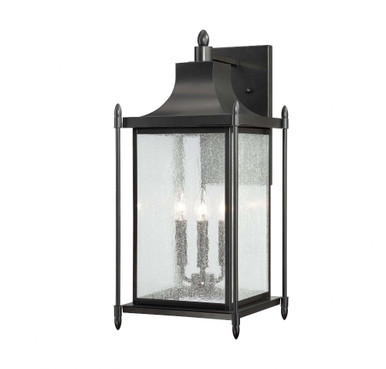 Dunnmore 3 Light Wall Lantern by Savoy House - 5-3453-BK