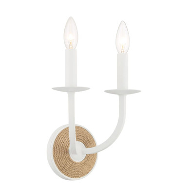 Lanton 2 Light Candle Style Wall Sconce by Minka Lavery - 2122-655