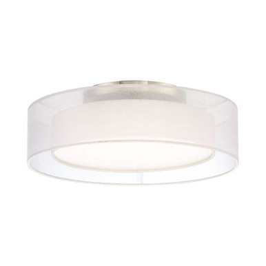 Metropolis 25W 1 LED 18 Inch Wide Flush Mount by Modern Forms - FM-16818-BN