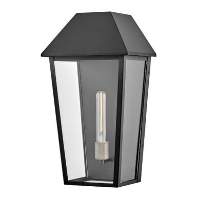 Maclin 12W 1 LED Outdoor Medium Wall Mount Lantern 19.5 Inch Tall by Lark - 82084BK