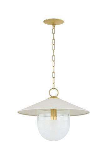 Ressi 1 Light Large Pendant 15 Inch Tall by Mitzi - H926701S-AGB/SCR