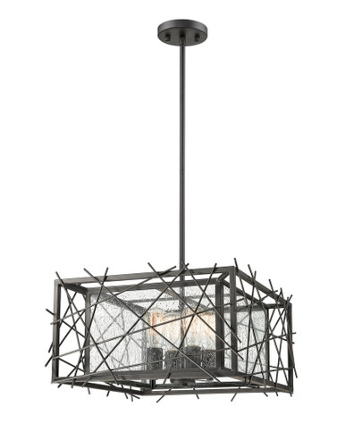 Stanwood 4 Light Small Pendant by Z-Lite - 8000-18BRZ
