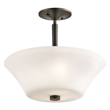 Aubrey 3 Light 15 Inch Wide Semi Flush Mount by Kichler - 43669