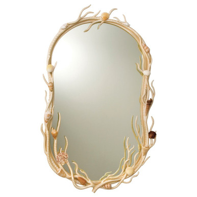 Atlantis 34 Inch Oval Mirror by Kalco - 6070CR