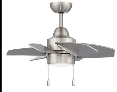 Propel II 24 Inches 6 Blade Ceiling Fan with Light Kit by Craftmade - PPT24BNK6