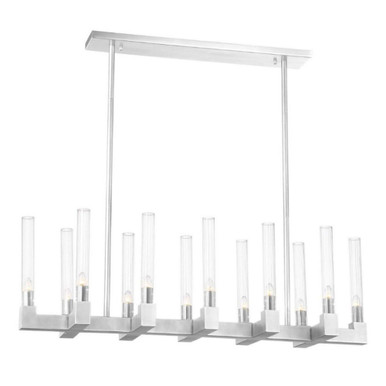 Placid 12 Light Chandelier 16 x 12 Inch by Zeev  CD10276-12-PN - CD10276-12-PN