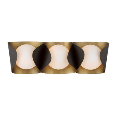 Flare 3 Light Bath Vanity 8 Inch Tall and 24 Inch Wide by Minka Lavery - 3773