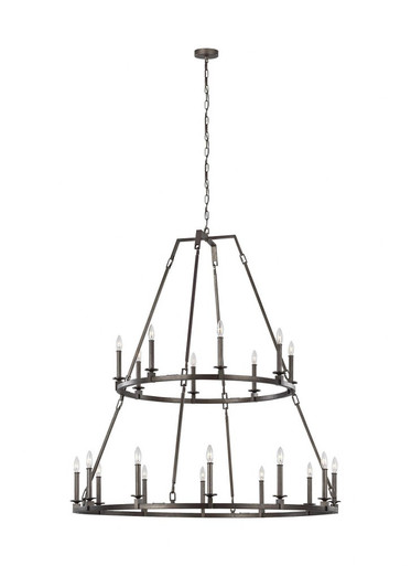 Sean Lavin 20 Light Oversized 2 Tier Chandelier by Visual Comfort Studio - f3217/20sms