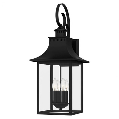 Chancellor 4 Light Outdoor Candle Style Wall Lantern by Quoizel - CCR8412