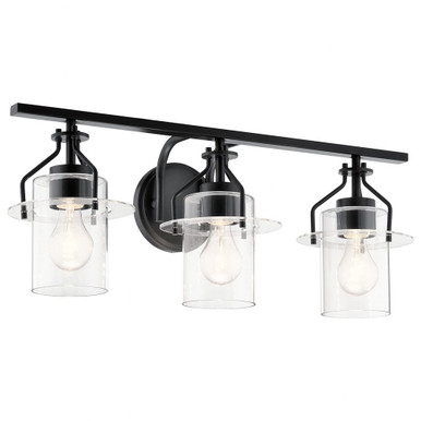 Everett 3 Light Bath Vanity 9.5 x 24 Inches by Kichler - 55079