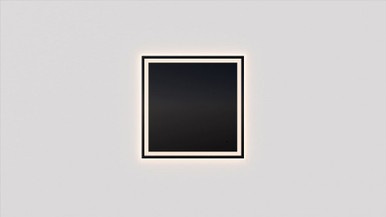 Mimic 77W 1 LED Rectangular Mirror 48 Inch Tall and 36 Inch Wide by Oxygen - 3-1504-0