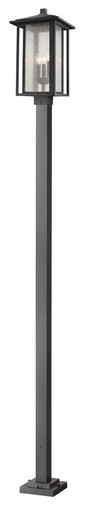 Aspen 3 Light Outdoor Post Mount Lantern 11 x 116.87 Inches by Z-Lite - 554PHP