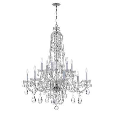 Traditional Crystal 12 Light Oversized Chandelier by Crystorama 1114 - 1114
