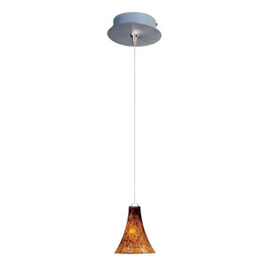 Leopard 1 Light RapidJack Pendant and Canopy 9.8 Inch Tall by ET2 - E94533-104SN