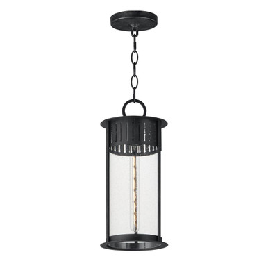 Windsor 1 Light Outdoor Small Pendant by Maxim - 30636CDBKP