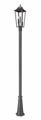 Gannon 3 Light Outdoor Post Mount 120.75 x 10 Inches by Z-Lite - 5008PHBR-519P-BK