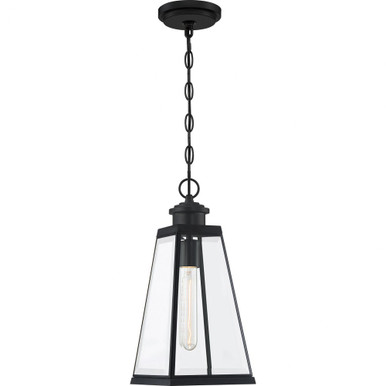 Paxton 1 Light Small Pendant by Quoizel - PAX1507MBK