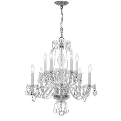Traditional Crystal 10 Light Medium Chandelier by Crystorama 5080 - 5080