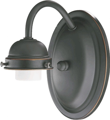 1 Light Wall Sconce 7.25 Inch Tall by Quorum - 5403-1