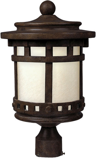 Santa Barbara 9W 1 LED Outdoor Pole/Post Mount 9 x 16 inches by Maxim  - 65036MOSE