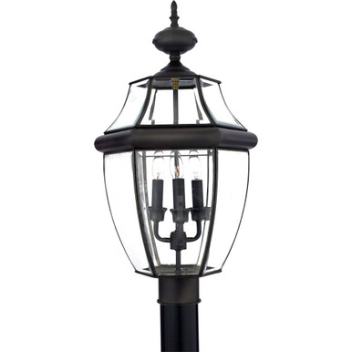 Newbury 3 Light Large Post Lantern by Quoizel  - NY9043