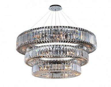 Rondelle 39 Light Oversized Pendant by Allegri - 11770-010-FR001