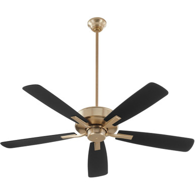 Ovation 5 Blade Ceiling Fan 12.5 Inch Tall and 52 Inch Wide by Quorum  - 4525-80