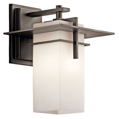 Caterham 1 Light Outdoor Wall Lantern 14.75 Inch Tall by Kichler - 49643oz