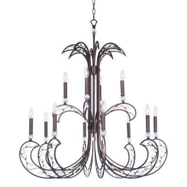 Autumn 12 Light Oversized Pendant by Maxim - 23107CLRT