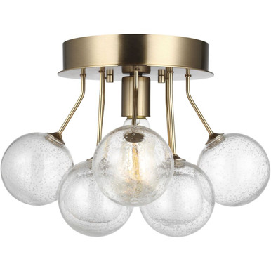 Bronzeville 1 Light 15 Inch Wide Flush Mount by Visual Comfort Studio - 7714301