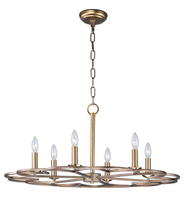 Helix 6 Light Large Chandelier by Maxim - 24739BZF