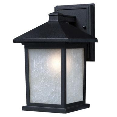 Holbrook 1 Light Outdoor Wall Mount 9.5 x 15.75 Inches by Z Lite - 507B-BK