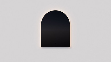 Starlight 59W 1 LED Arch Mirror 40 Inch Tall and 32 Inch Wide by Oxygen - 3-0607-0