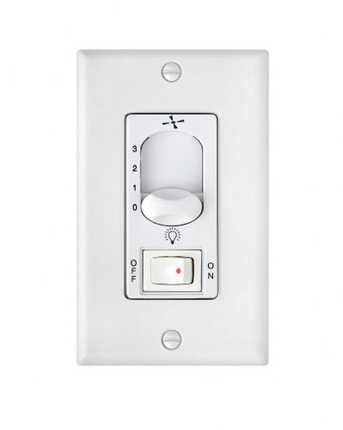 Accessory 5.25 Inch 3 Speed Wall Control with On/Off Switch by Hinkley - 980009FWH