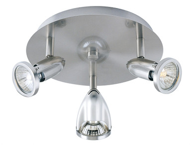 Agron 3 Light 9 Inch Wide Flush Mount by ET2 - E30001-10SN