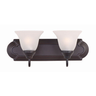 Essentials 801X 2 Light Vanity Light by Maxim - 8012