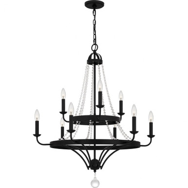 Adelaide 9 Light Large Chandelier by Quoizel - ADL5030MBK