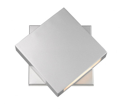 Quadrate 10W 1 LED Light Outdoor Wall Lantern by Z Lite - 573B