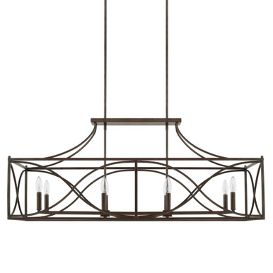 Tybee 8 Light Oversized Island Pendant by Capital - 829181NG